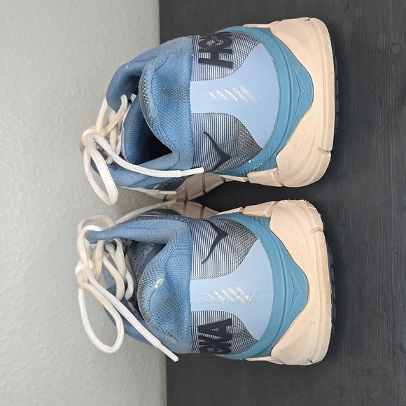 HOKA ONE ONE Arahi 5 Lightweight Lace-Up Sneakers Blue Fog Mesh Size 9.5 - Picture 3 of 9